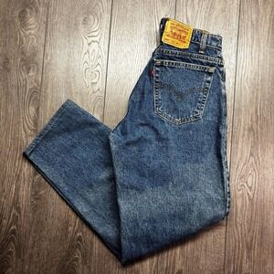 Vintage Levis Strauss 560 Blue Denim Jeans 30 32 Western Cowboy Americana 1990s